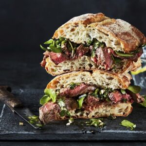 STEAK SANDWICH WITH CHIMICHURRI