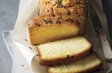 Passion Fruit Drizzle Cake