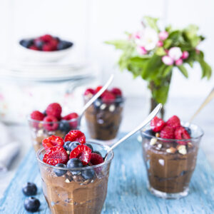 healthy chocolate mousse