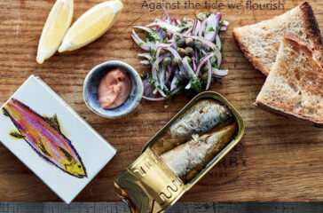 Canned sardines on toast