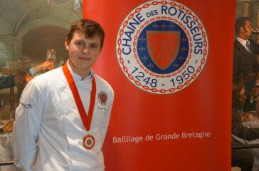 Young Chef of the year Kieran Bradley