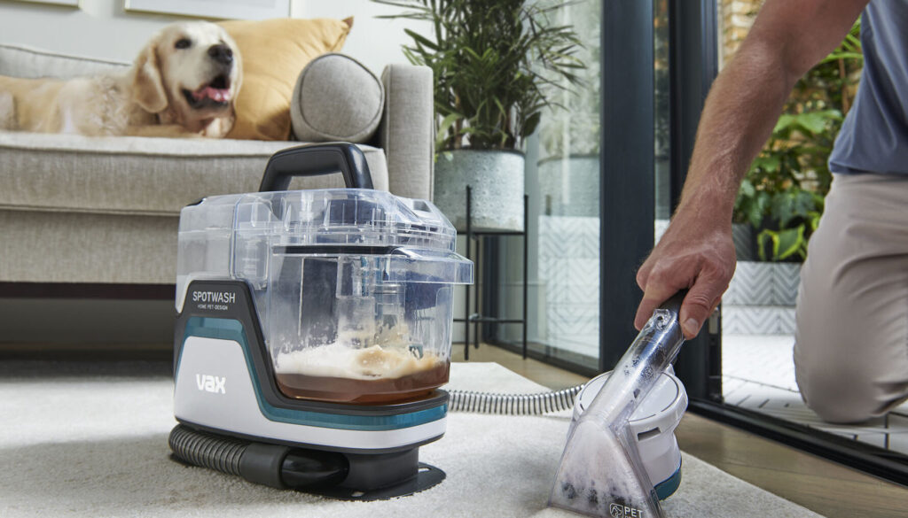 VAX SpotWash Home Pet-Design - SpinScrub Tool (With Dog)